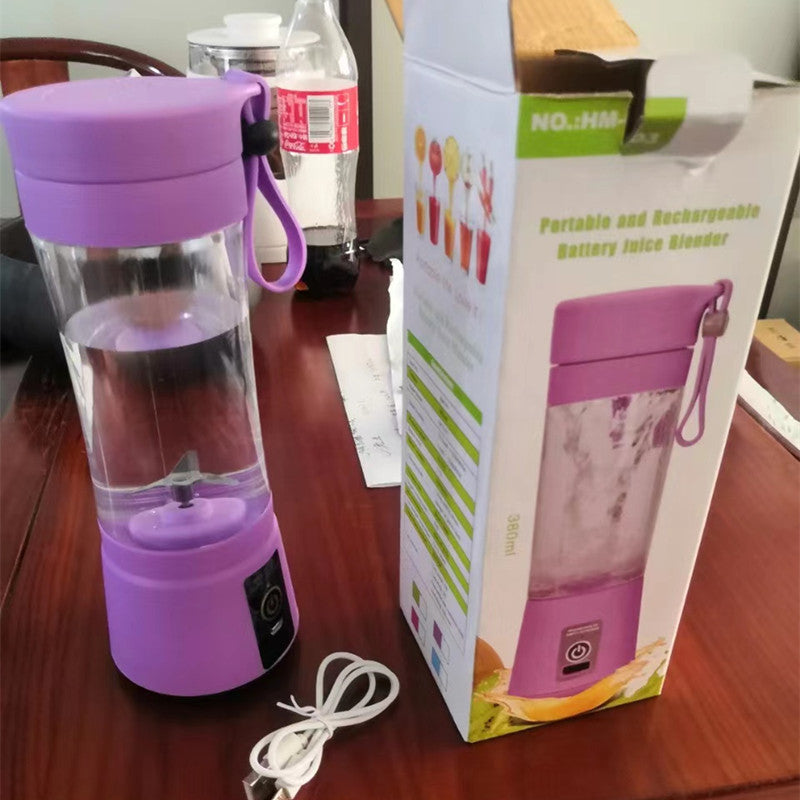 Portable Blender With USB Rechargeable Mini Kitchen Fruit Juice Mixer Home Simple Portable Electric Mini Juicer - 𝓢𝓱𝓸𝓹𝓵𝓮𝓬𝔂