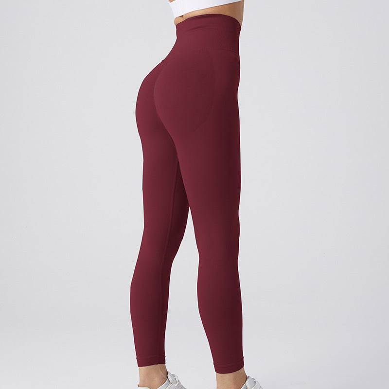 Seamless Leggings Yoga Pants Tummy Control Workout Running Yoga Leggings For Women - 𝓢𝓱𝓸𝓹𝓵𝓮𝓬𝔂
