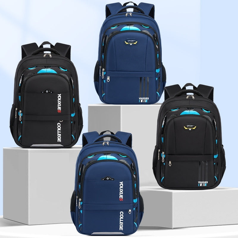 Simple Waterproof Multi-compartment Large Capacity Backpack - 𝓢𝓱𝓸𝓹𝓵𝓮𝓬𝔂