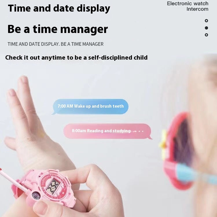 A Pair Of Children's Toy Walkie-talkie Watch Long-distance HD Wireless Call - 𝓢𝓱𝓸𝓹𝓵𝓮𝓬𝔂