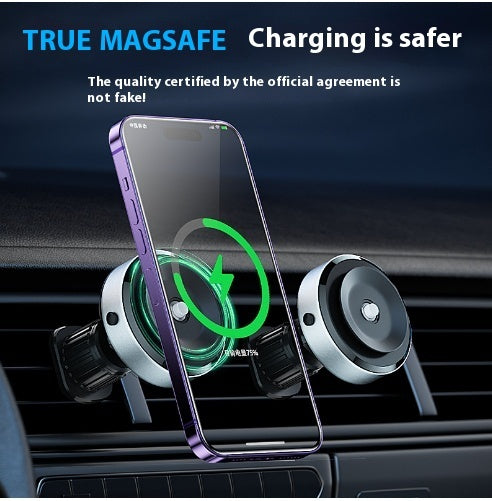Intelligent Mobile Phone Holder Double-Sided Car Mount Magnetic Universal Adsorption Bracket Vacuum Adsorption Stable For Phone - 𝓢𝓱𝓸𝓹𝓵𝓮𝓬𝔂
