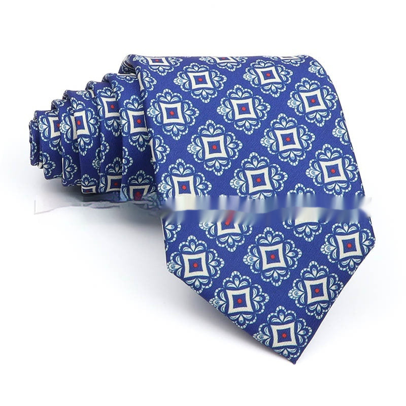 Business Polyester Men's Printed Workplace Tie - 𝓢𝓱𝓸𝓹𝓵𝓮𝓬𝔂