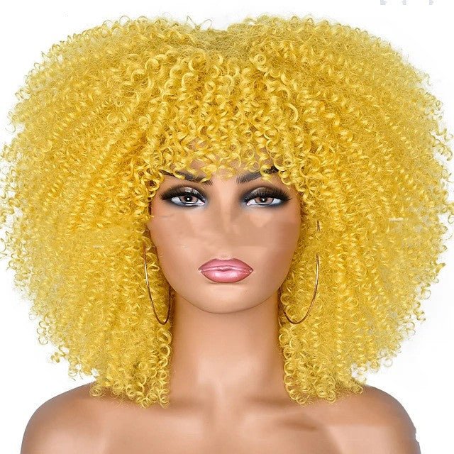Small Curly Hair Rose Mesh Synthetic Headgear - 𝓢𝓱𝓸𝓹𝓵𝓮𝓬𝔂