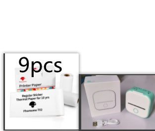 Portable Mini Thermal Label Printer Home Photo Printer Student Wrong Question Printer Bluetooth-compatible Mini Label Printer Price Tag - 𝓢𝓱𝓸𝓹𝓵𝓮𝓬𝔂