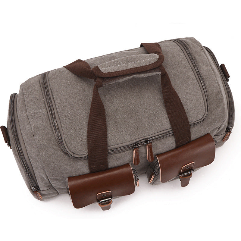 European American Style Travel Bag Canvas Portable - 𝓢𝓱𝓸𝓹𝓵𝓮𝓬𝔂