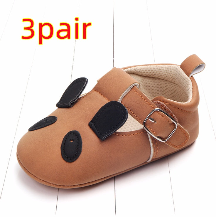 Spring and autumn cartoon animal baby shoes matte leather non-slip soft bottom baby shoes wholesale 0884 - 𝓢𝓱𝓸𝓹𝓵𝓮𝓬𝔂