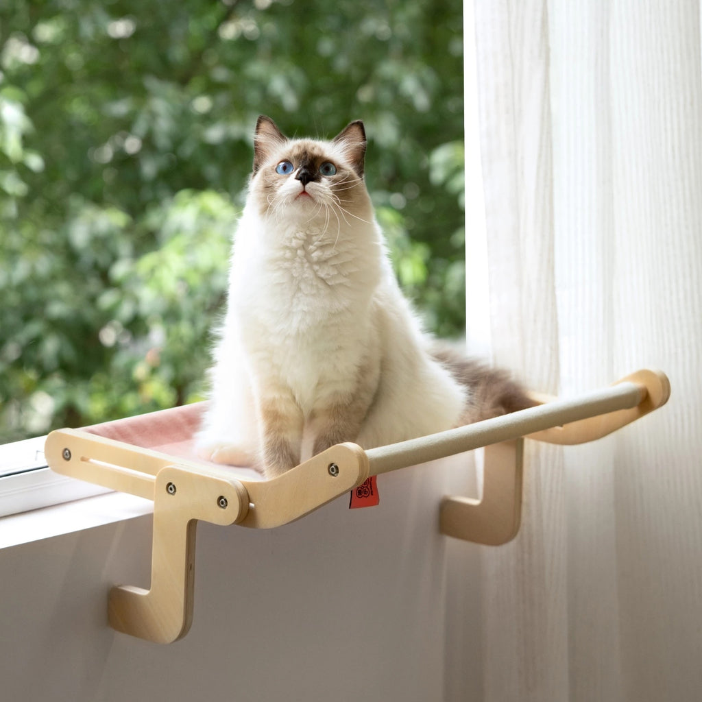 Mewoofun Pet Cat Window Perch 4 Color Wooden Assembly Hanging Bed Cotton Canvas Easy Washable Multi-Ply Plywood New Dropshipping - 𝓢𝓱𝓸𝓹𝓵𝓮𝓬𝔂