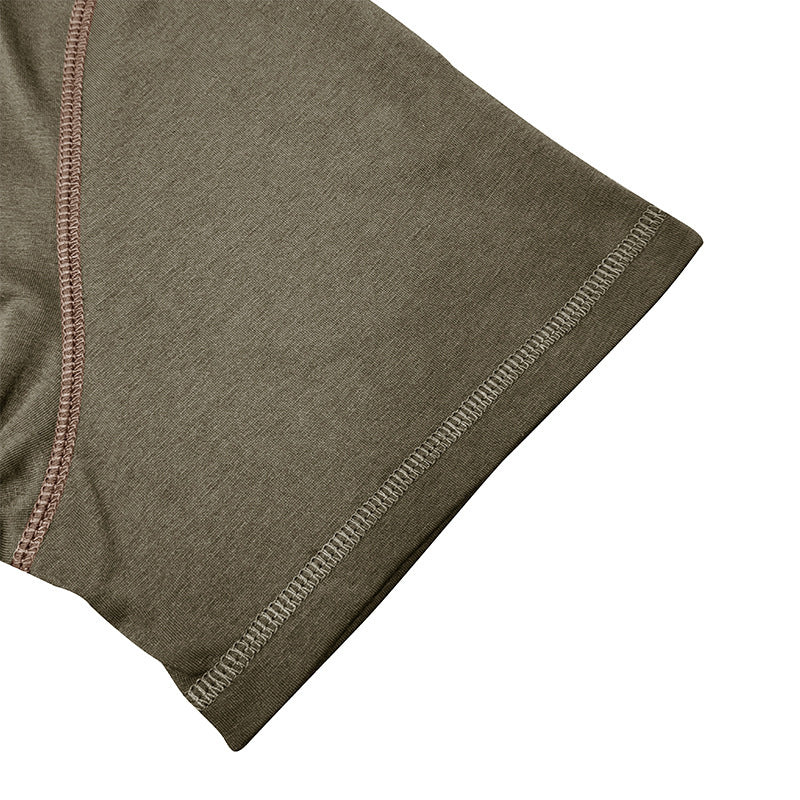 Fashion Short-sleeved Polo Shirt Summer Button V-neck T-shirt Tops Mens Clothing - 𝓢𝓱𝓸𝓹𝓵𝓮𝓬𝔂