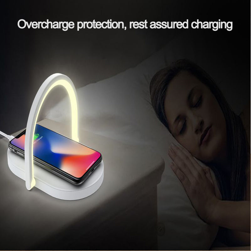 3 In 1 Foldable Wireless Charger Night Light Wireless Charging Station Stonego LED Reading Table Lamp 15W Fast Charging Light - 𝓢𝓱𝓸𝓹𝓵𝓮𝓬𝔂