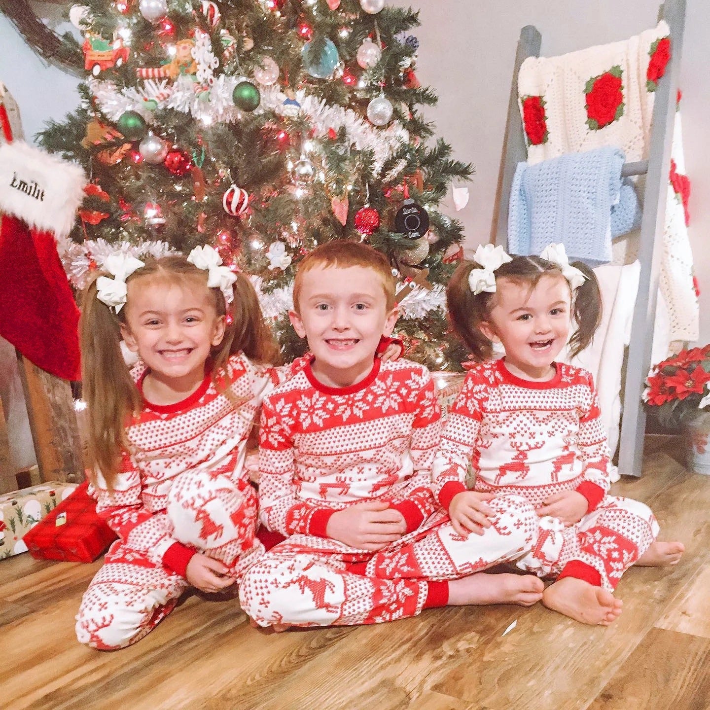 Christmas Printed Parent-child Wear Homewear Family Set Pajamas - 𝓢𝓱𝓸𝓹𝓵𝓮𝓬𝔂