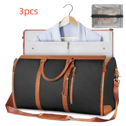 Large Capacity Travel Duffle Bag Women's Handbag Folding Suit Bag Waterproof Clothes Totes - 𝓢𝓱𝓸𝓹𝓵𝓮𝓬𝔂