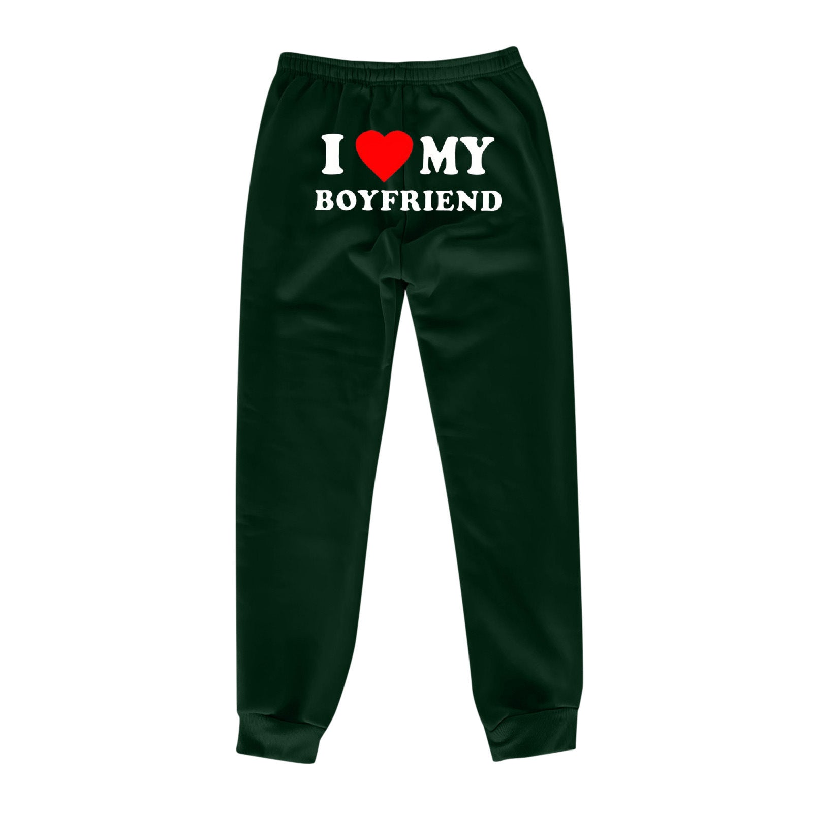 I Love MY BOYFRIEND Printed Trousers Casual Sweatpants Men And Women Sports Pants - 𝓢𝓱𝓸𝓹𝓵𝓮𝓬𝔂