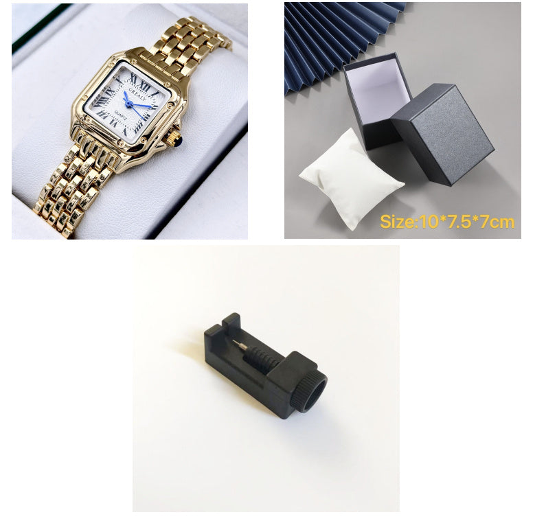 Waterproof Women's Square Watch Fashion - 𝓢𝓱𝓸𝓹𝓵𝓮𝓬𝔂