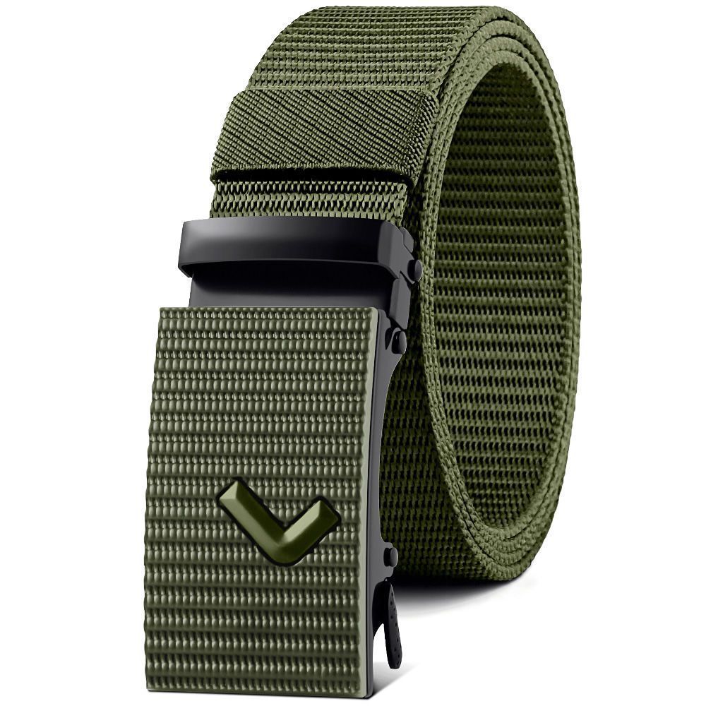 Nylon Waistband Men's Automatic Buckle Outdoor Canvas Belt - 𝓢𝓱𝓸𝓹𝓵𝓮𝓬𝔂