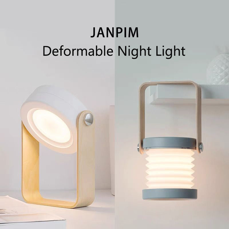 Foldable Touch Dimmable Reading LED Night Light Portable Lantern Lamp USB Rechargeable For Home Decor - 𝓢𝓱𝓸𝓹𝓵𝓮𝓬𝔂