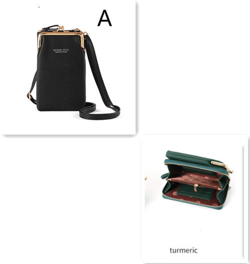 Fashion Lychee Pattern Solid Color Diagonal Shoulder Bag - 𝓢𝓱𝓸𝓹𝓵𝓮𝓬𝔂