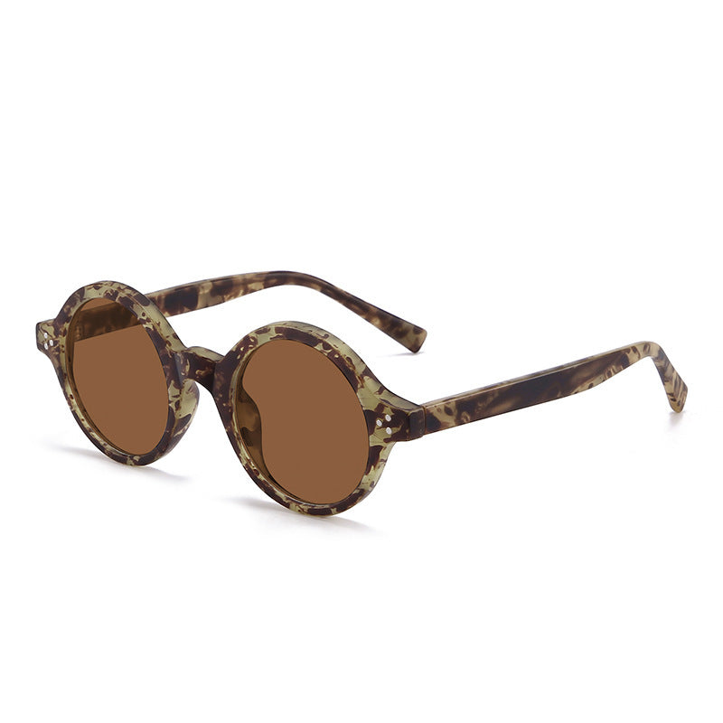European And American Vintage Round Frame Polarized Sunglasses - 𝓢𝓱𝓸𝓹𝓵𝓮𝓬𝔂
