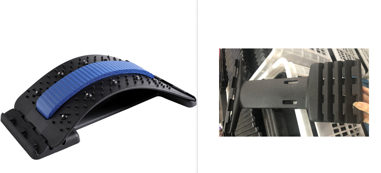 Back Stretcher Adjustable Back Cracker Massage Waist Neck Fitness Lumbar Cervical Spine Support Pain Relief - 𝓢𝓱𝓸𝓹𝓵𝓮𝓬𝔂