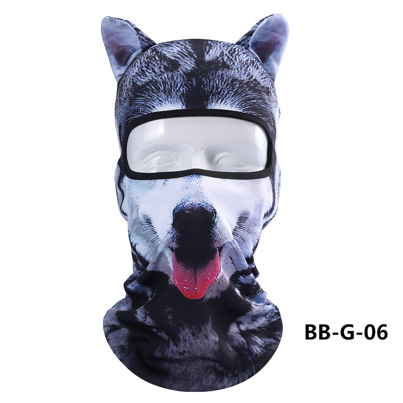 3d Printing Animal Head Cover Outdoor Sun Protection