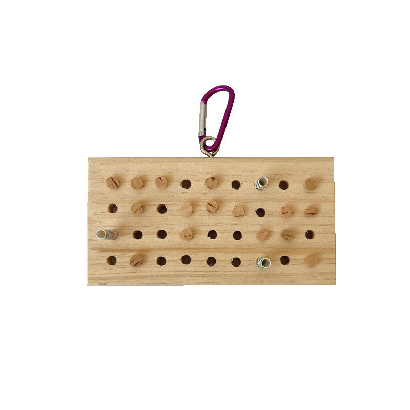 Parrot Toys Training Decompression Hanging Solid Wood Keyboard Toy - 𝓢𝓱𝓸𝓹𝓵𝓮𝓬𝔂