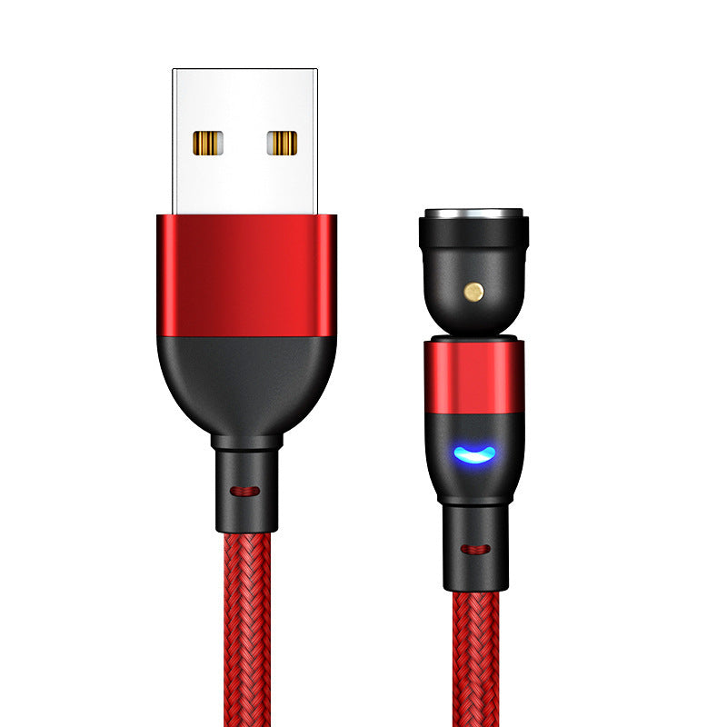 Data Cable 540 Degree Blind Suction Round Magnetic Charging Cable Three-in-one Bent Magnetic Cable - 𝓢𝓱𝓸𝓹𝓵𝓮𝓬𝔂