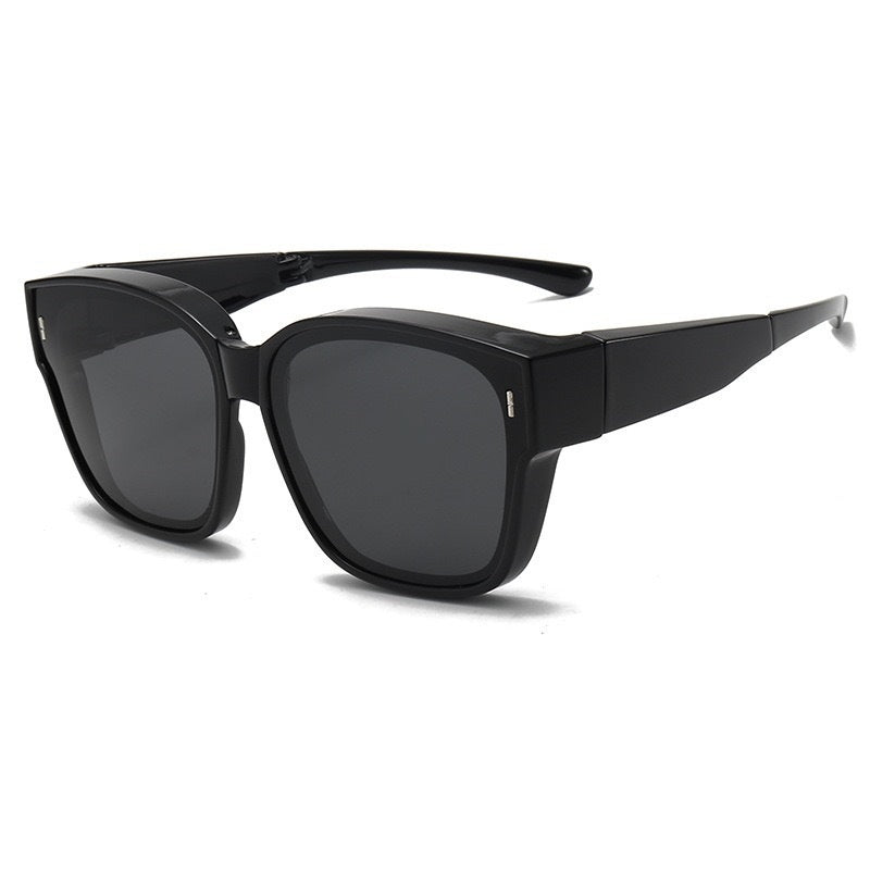 Foldable Set Of Glasses Polarized Sunglasses Simplicity One Mirror Two Use - 𝓢𝓱𝓸𝓹𝓵𝓮𝓬𝔂