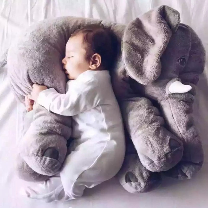 Soft Comfort Elephant Plush Toy  Accompany Sleeping Baby Sleep Child Pillow Leather Shell - 𝓢𝓱𝓸𝓹𝓵𝓮𝓬𝔂