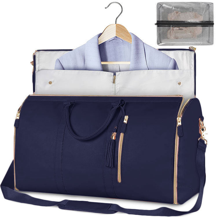 Large Capacity Travel Duffle Bag Women's Handbag Folding Suit Bag Waterproof Clothes Totes - 𝓢𝓱𝓸𝓹𝓵𝓮𝓬𝔂