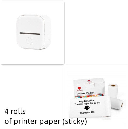 Portable Mini Thermal Label Printer Home Photo Printer Student Wrong Question Printer Bluetooth-compatible Mini Label Printer Price Tag - 𝓢𝓱𝓸𝓹𝓵𝓮𝓬𝔂
