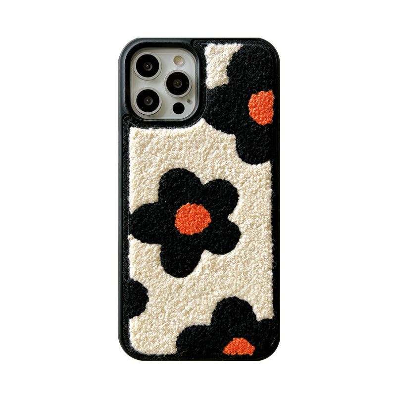 Plush Flowers Are Suitable For Ladies Autumn And Winter Mobile Phone Cases - 𝓢𝓱𝓸𝓹𝓵𝓮𝓬𝔂