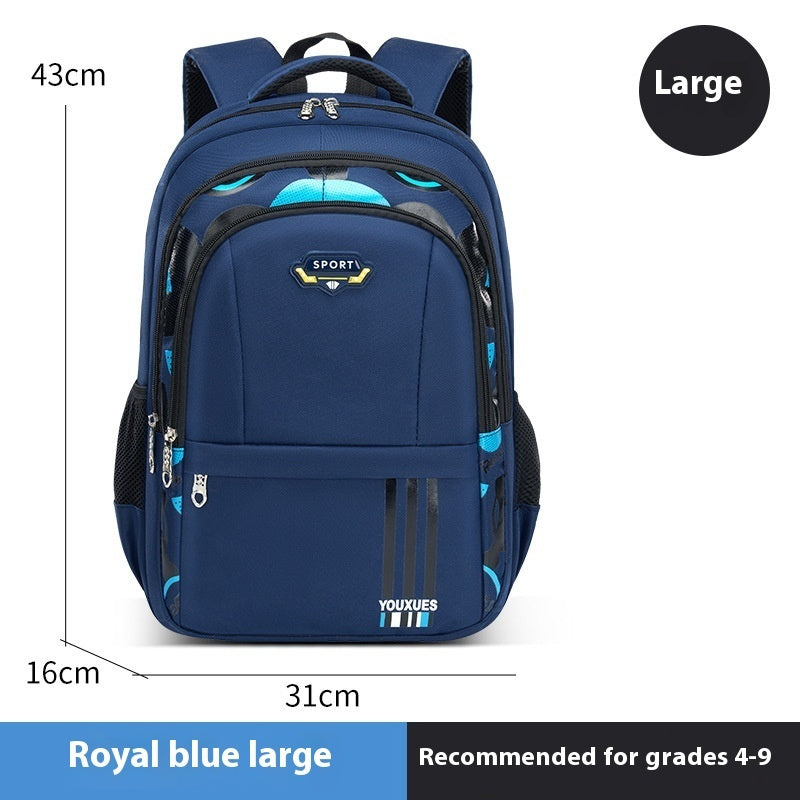 Simple Waterproof Multi-compartment Large Capacity Backpack - 𝓢𝓱𝓸𝓹𝓵𝓮𝓬𝔂