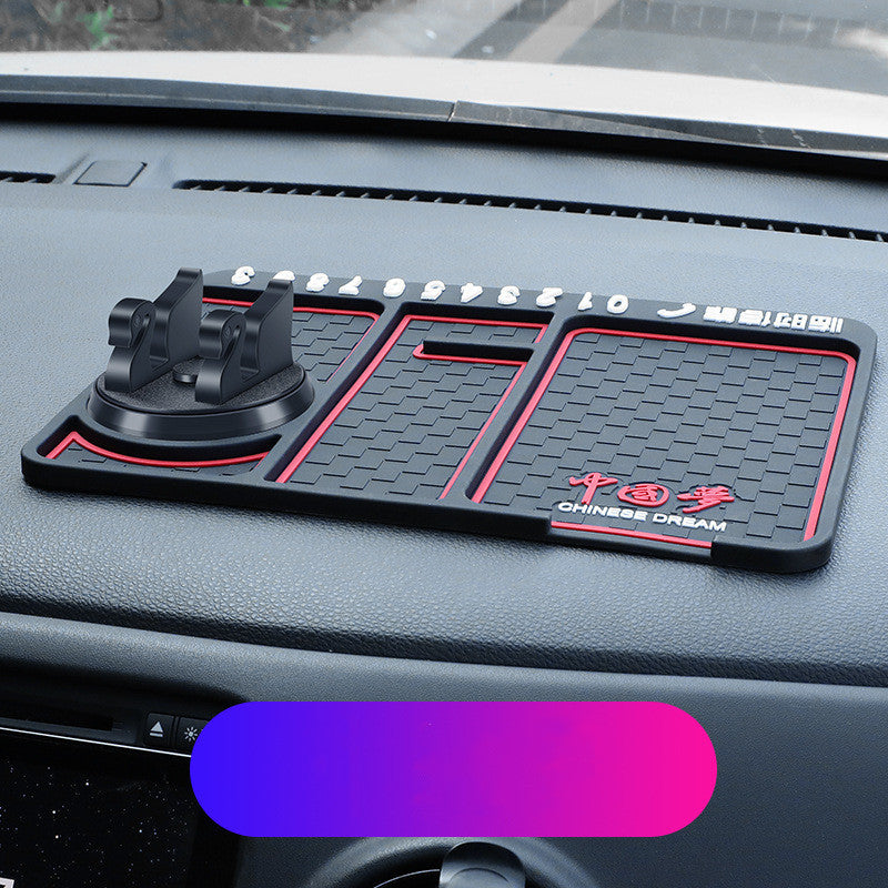 Non-Slip Car Phone Pad For 4-in-1 Car Parking Number Card Anti-Slip Mat Auto Phone Holder Sticky Anti Slide Dash Phone Mount - 𝓢𝓱𝓸𝓹𝓵𝓮𝓬𝔂