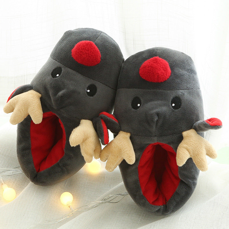 Christmas Shoes Cute Elk Home Slippers - 𝓢𝓱𝓸𝓹𝓵𝓮𝓬𝔂