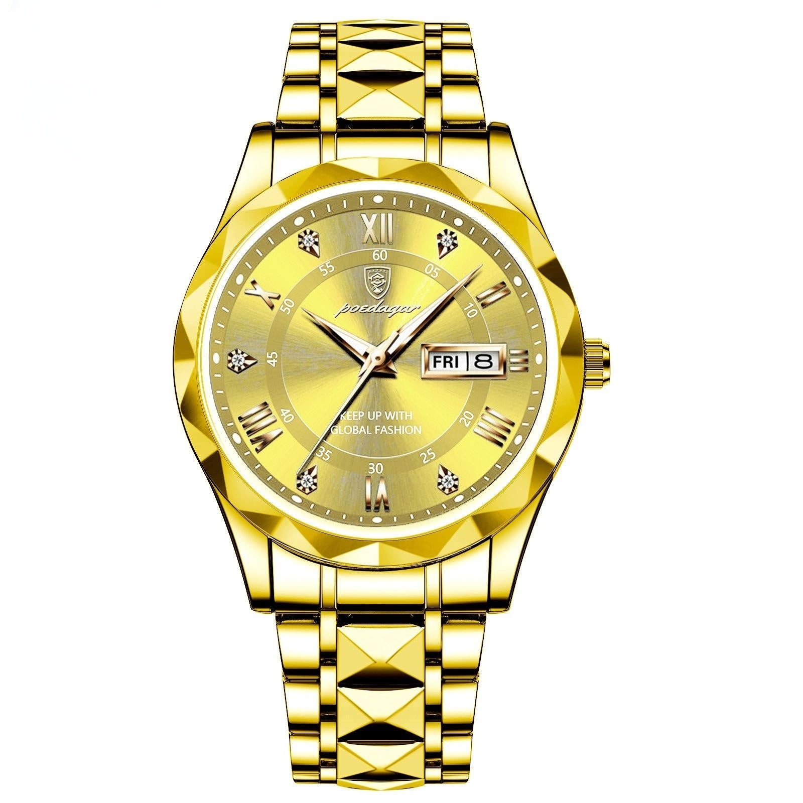 Men's Waterproof Double Calendar Luminous Quartz Watch - 𝓢𝓱𝓸𝓹𝓵𝓮𝓬𝔂