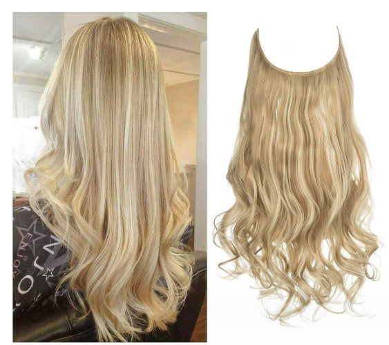 Wig Female Extension Chemical Fiber Long Curly Hair Matte High-temperature Fiber Fishing Thread Wig Set - 𝓢𝓱𝓸𝓹𝓵𝓮𝓬𝔂