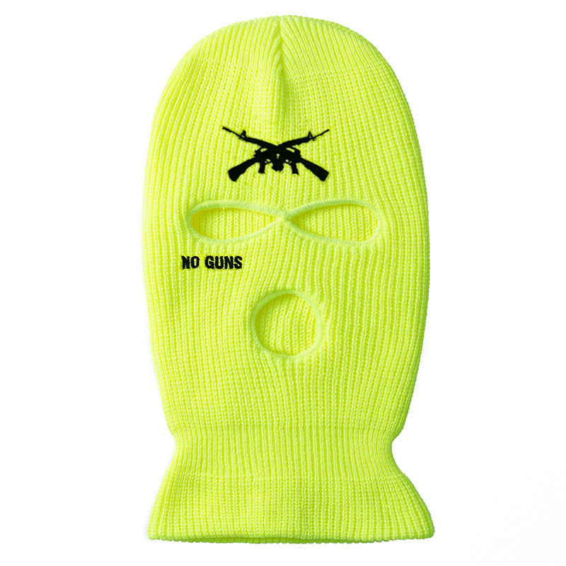 Men's Embroidered Three-hole Knitted Hat - 𝓢𝓱𝓸𝓹𝓵𝓮𝓬𝔂