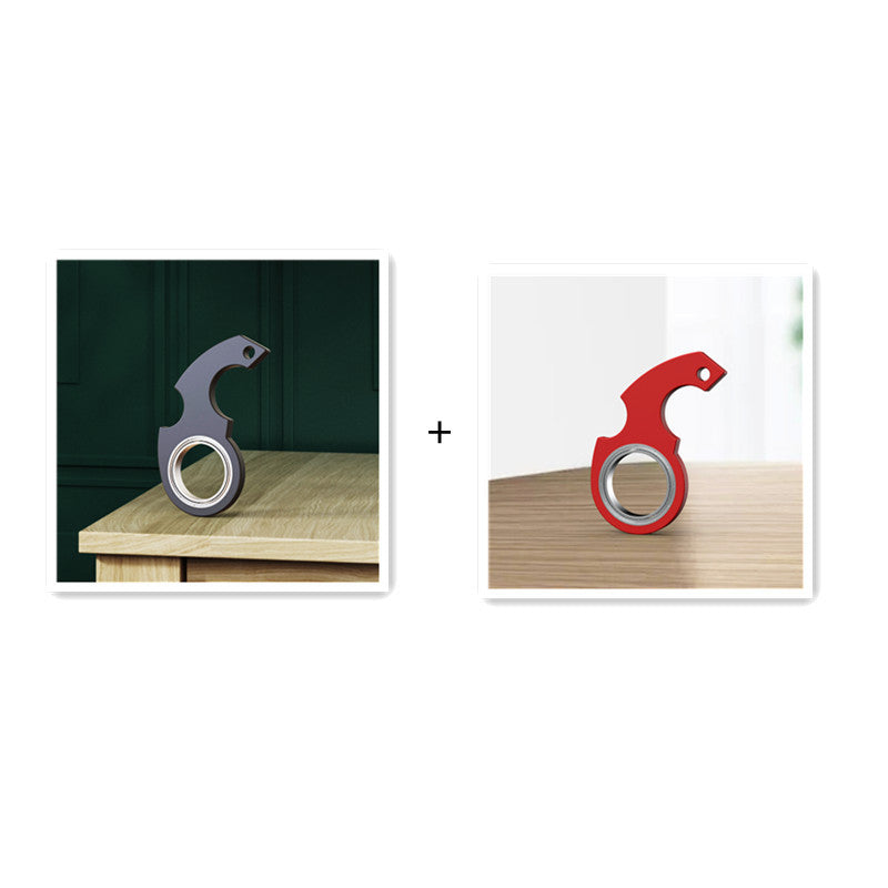 Creative Fidget Spinner Toy Keychain Hand Spinner Anti-Anxiety Toy Relieves Stress Finger Spinner Keychain Bottle Opener Kids Toy - 𝓢𝓱𝓸𝓹𝓵𝓮𝓬𝔂