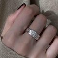 Brushed Plain Female Irregular Index Finger Ring - 𝓢𝓱𝓸𝓹𝓵𝓮𝓬𝔂