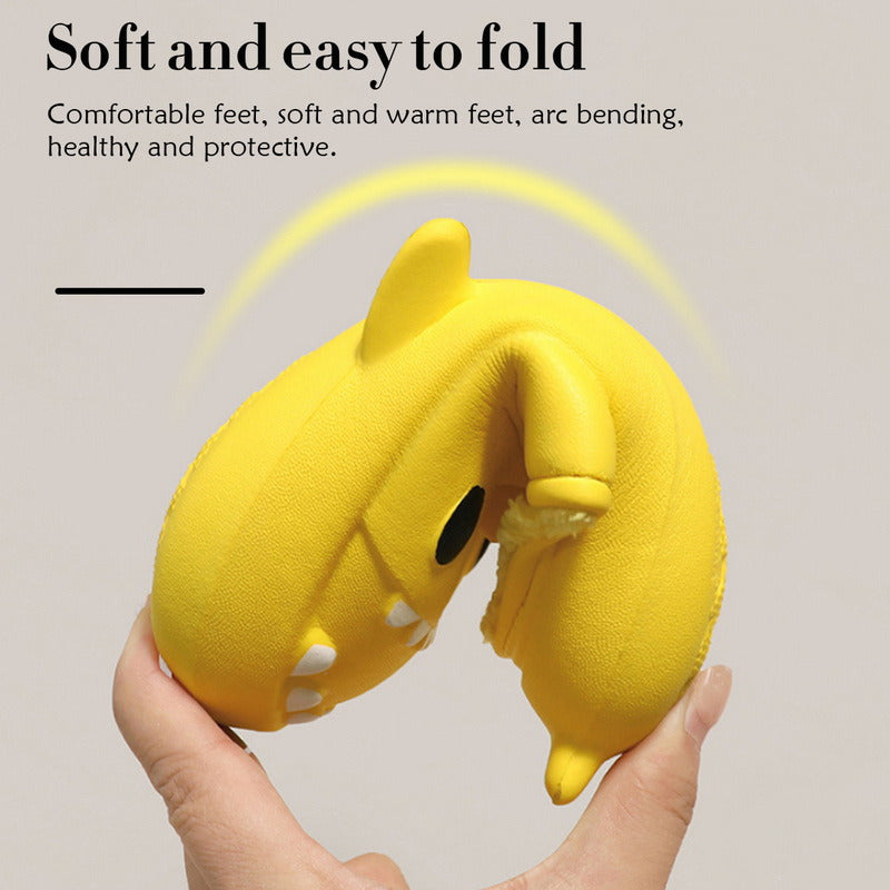 Cartoon Shark Shoes Home Slippers EVA Lovers Slippers Winter Soft Bottom Waterproof Shoes - 𝓢𝓱𝓸𝓹𝓵𝓮𝓬𝔂