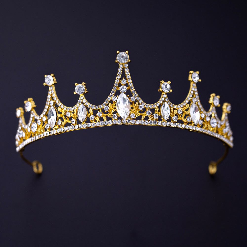 Simple Rhinestone Silver Headband Crown - 𝓢𝓱𝓸𝓹𝓵𝓮𝓬𝔂