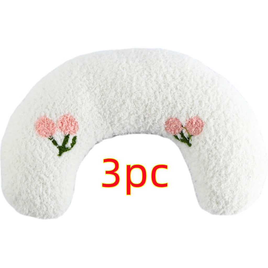 Little Pillow For Cats Fashion Neck Protector Deep Sleep Puppy U-Shaped Pillow Pets Pillow Kitten Headrest Dog Sleeping Pillow Pet Products - 𝓢𝓱𝓸𝓹𝓵𝓮𝓬𝔂