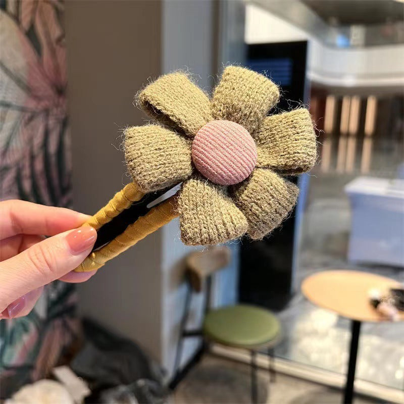 Large Cloth Flower Hairpin Hair Curling At The Back Of The Head High-end Mori Clip - 𝓢𝓱𝓸𝓹𝓵𝓮𝓬𝔂