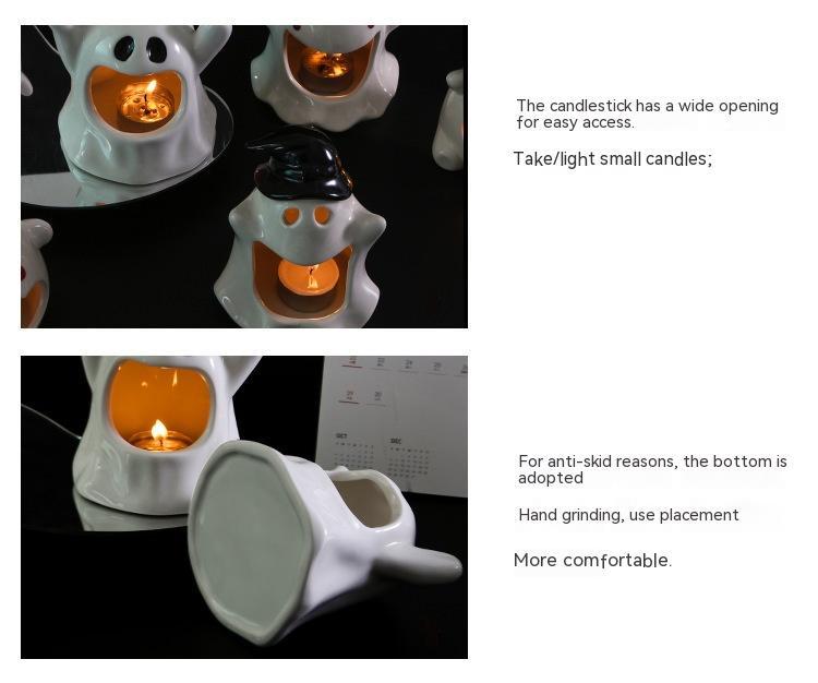 Special Halloween Ghost Festival Ceramic Craft Ornaments - 𝓢𝓱𝓸𝓹𝓵𝓮𝓬𝔂