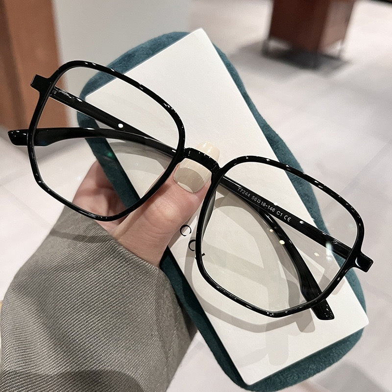Large Frame Irregular Glasses Round Face Super Light Oversized - 𝓢𝓱𝓸𝓹𝓵𝓮𝓬𝔂