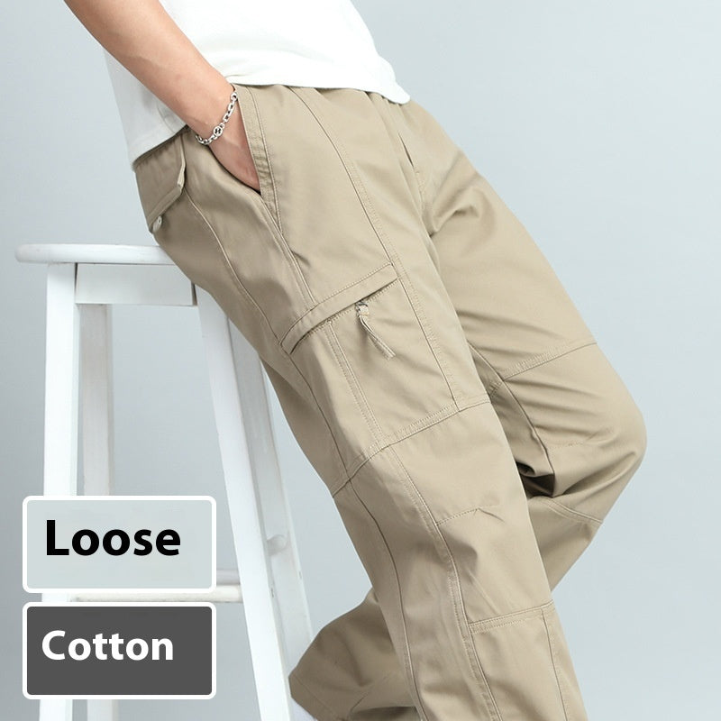 Overalls Men's Pure Cotton Casual Pants - 𝓢𝓱𝓸𝓹𝓵𝓮𝓬𝔂