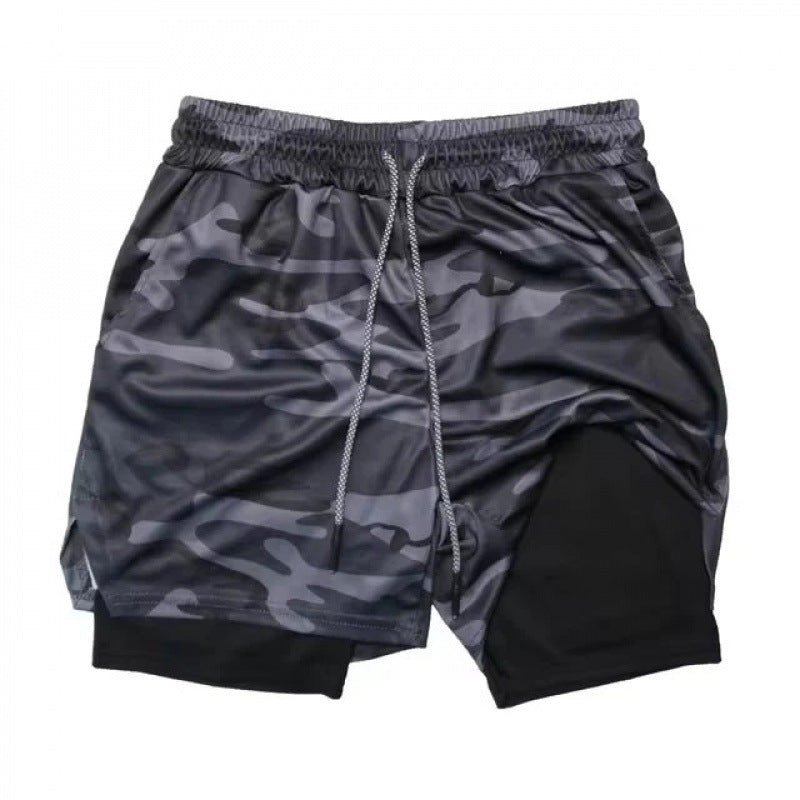 Summer Running Shorts Men 2 in 1 Sports  Shorts - 𝓢𝓱𝓸𝓹𝓵𝓮𝓬𝔂