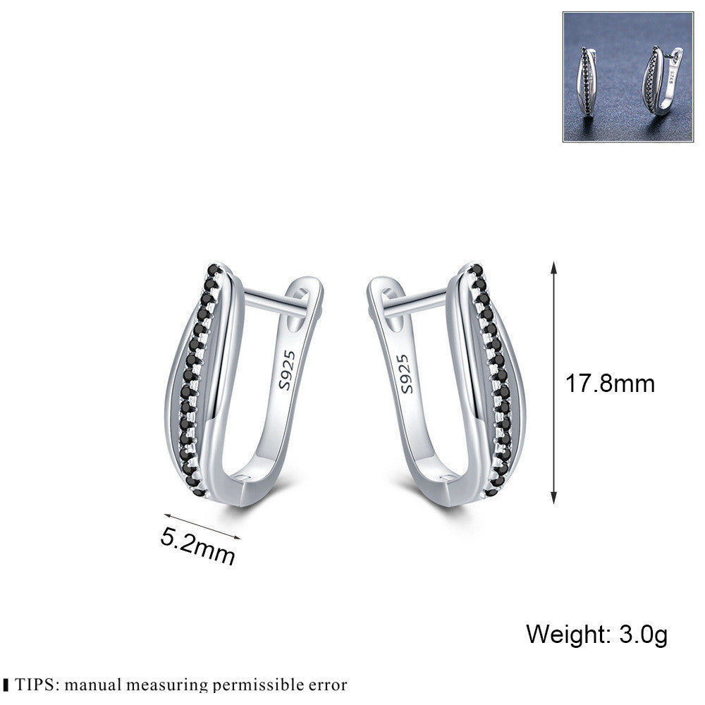 Copper Retro Hong Kong Style Zircon Earrings - 𝓢𝓱𝓸𝓹𝓵𝓮𝓬𝔂