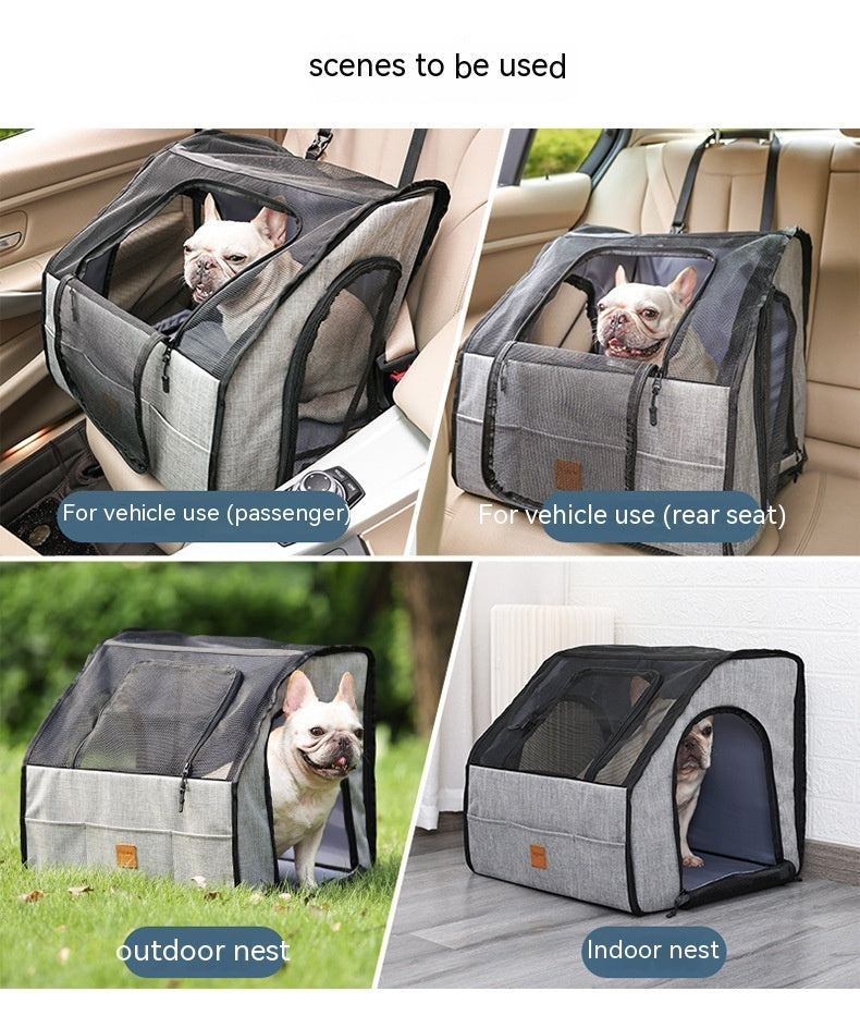 Pet Car Supplies Dog Dog Cage Nest Go Out Portable - 𝓢𝓱𝓸𝓹𝓵𝓮𝓬𝔂
