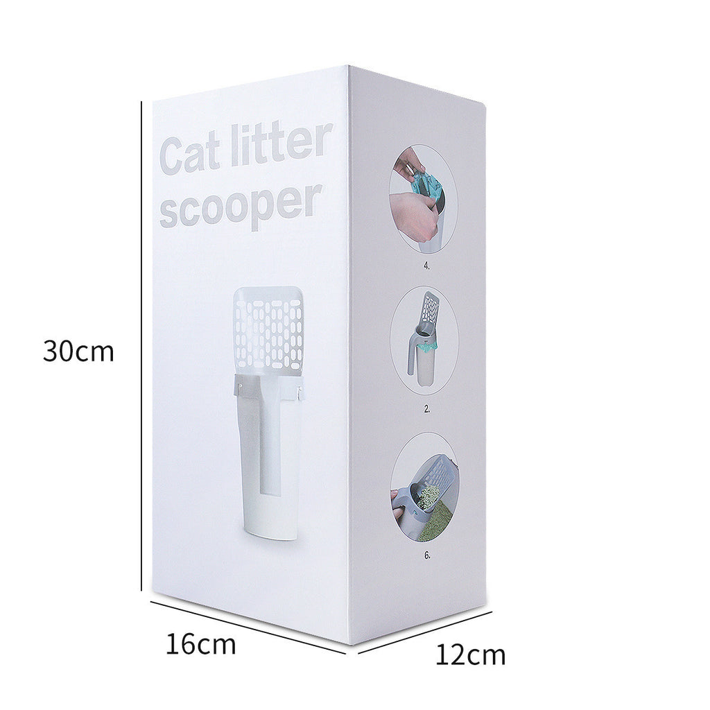 Plastic Cat Litter Scoop Pet Care Sand Waste Scooper Shovel Hollow Cleaning Tool - 𝓢𝓱𝓸𝓹𝓵𝓮𝓬𝔂
