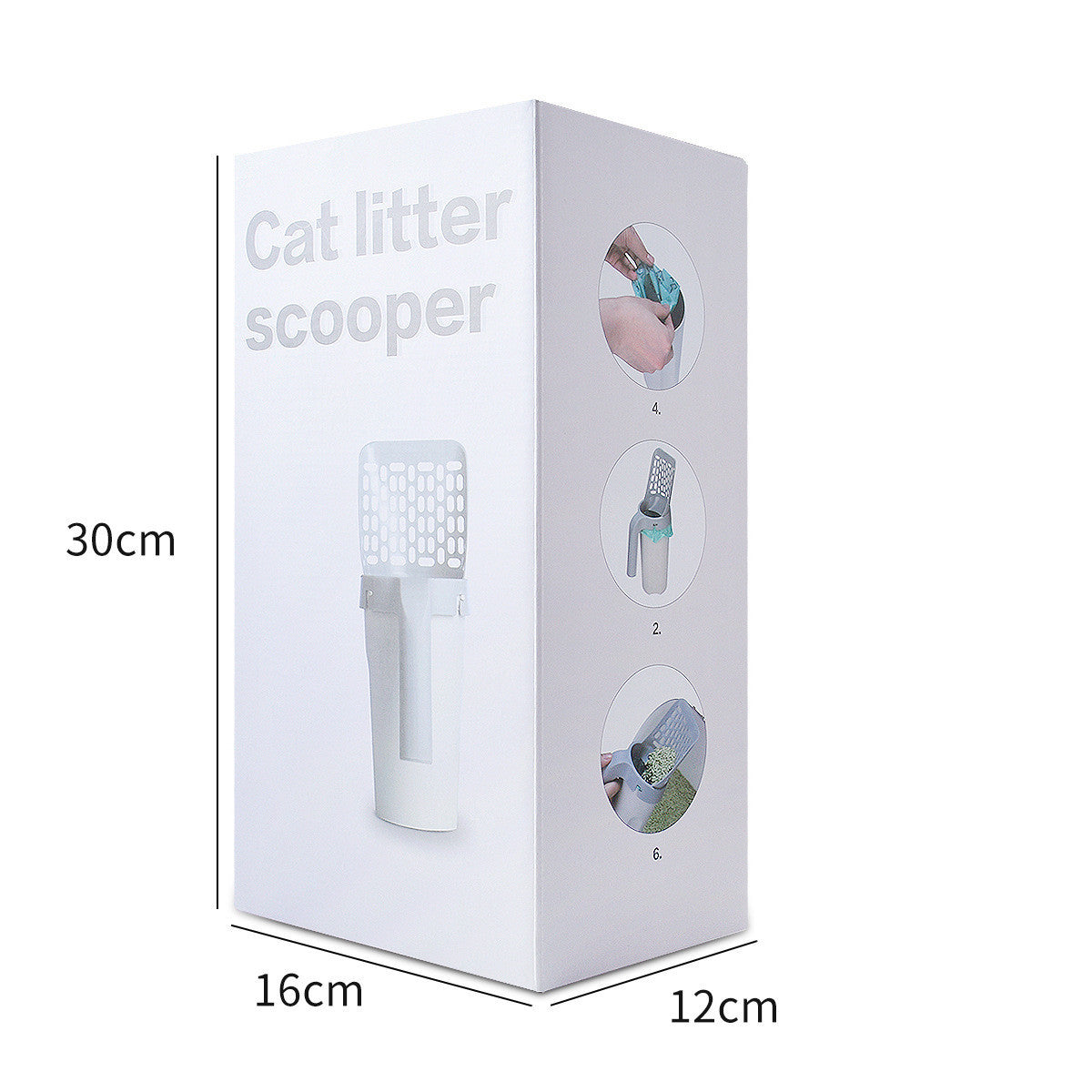 Plastic Cat Litter Scoop Pet Care Sand Waste Scooper Shovel Hollow Cleaning Tool - 𝓢𝓱𝓸𝓹𝓵𝓮𝓬𝔂